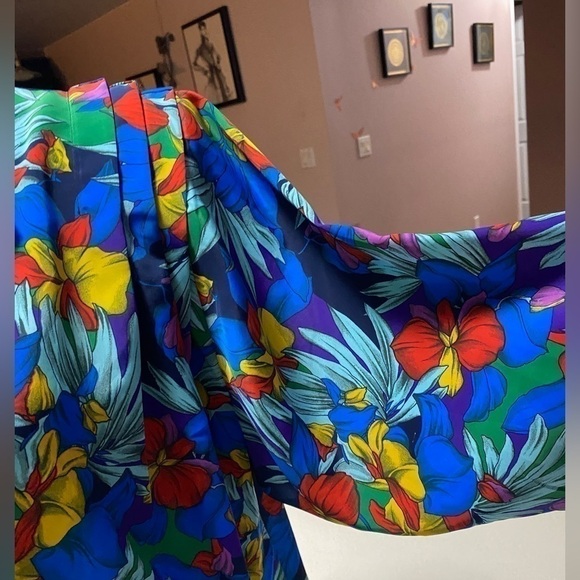 EXPRESS Plus vtg Summer Hawaiian Tropical
Floral Graphic Prints Shirt Sz XL - Picture 14 of 16